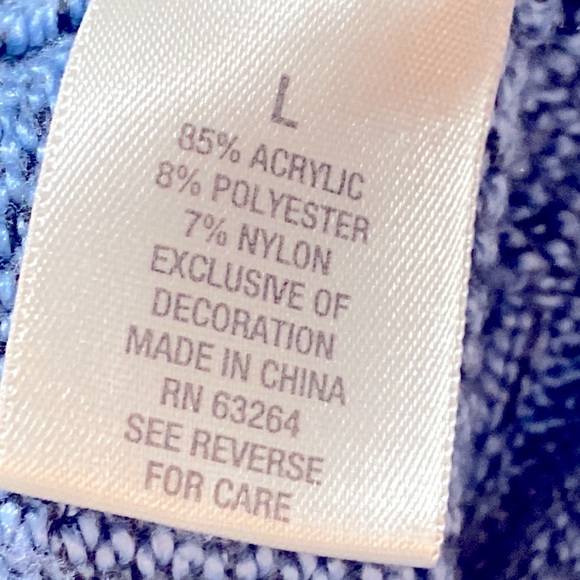 Dress Barn Sz-L VGU(1 owner) V-Neck Pull-on Sweater- Still Clean & Soft Like New - Picture 14 of 16